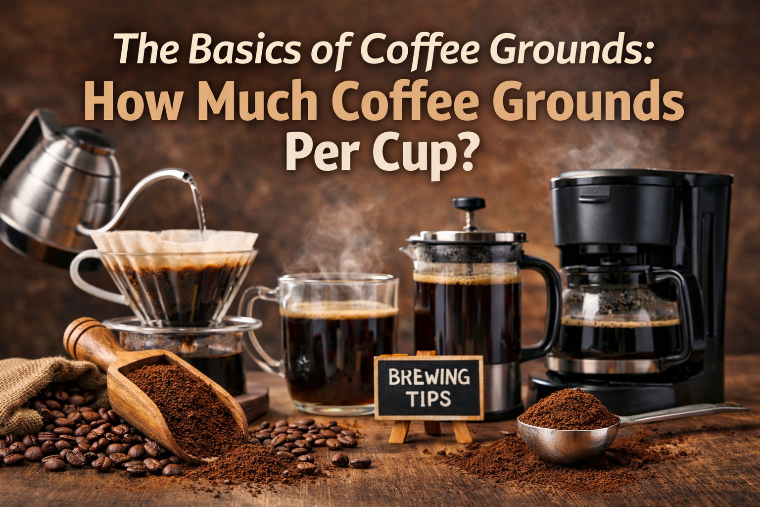 The Basics of Coffee Grounds: How Much Coffee Grounds Per Cup?