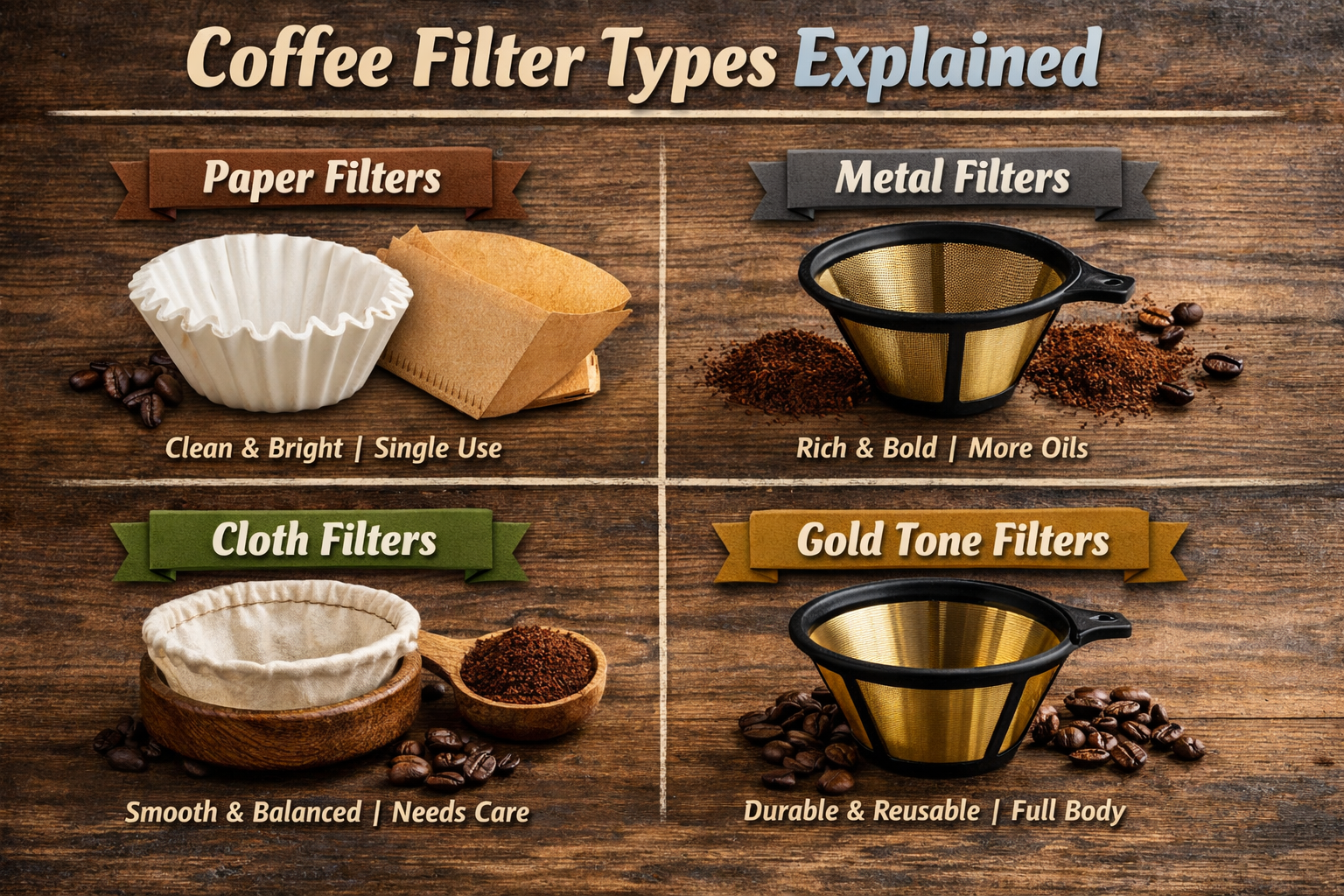 Coffee Filter Types Explained