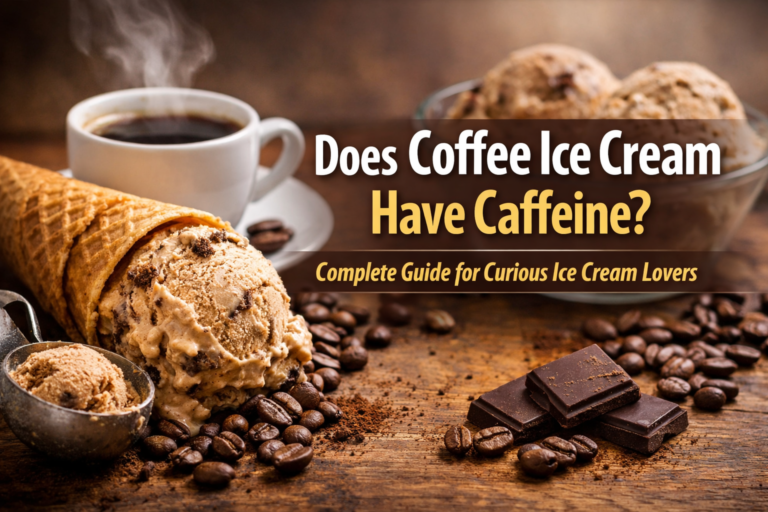 Does Coffee Ice Cream Have Caffeine