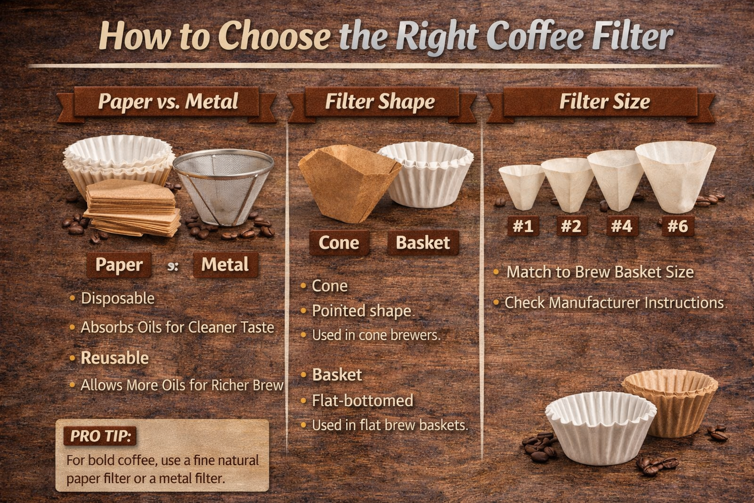 How to Choose the Right Coffee Filter