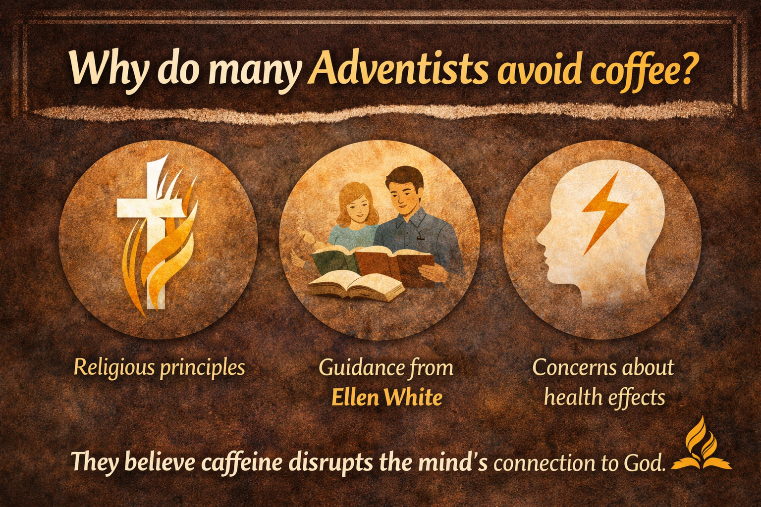 Why do many Adventists avoid coffee