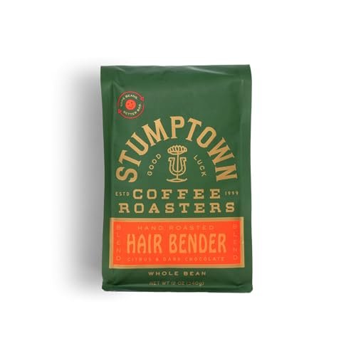Stumptown Hair Bender Whole Bean Coffee [Best for Balanced Acidity and Sweetness]