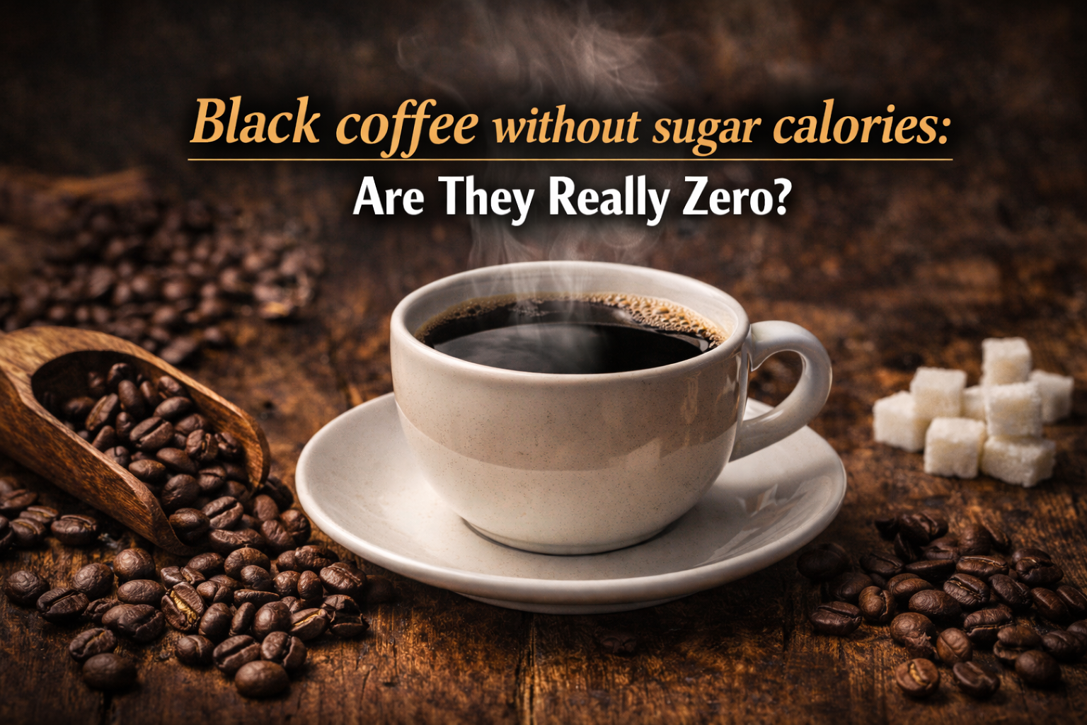 Black coffee without sugar calories Are They Really Zero