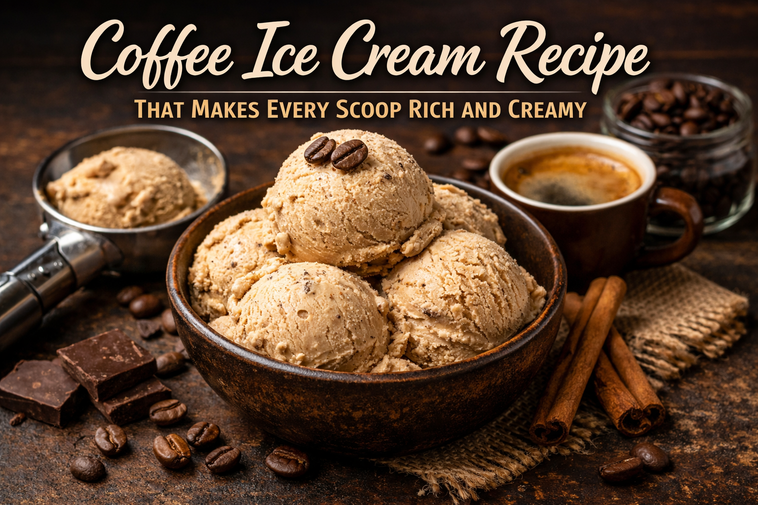 Coffee Ice Cream Recipe