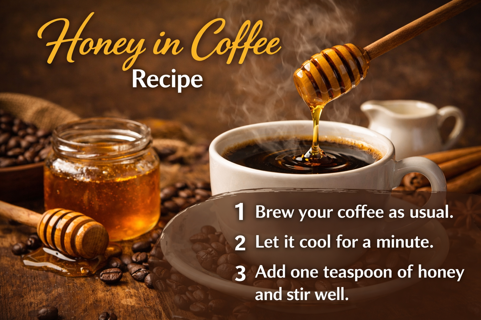 Honey in Coffee Recipe