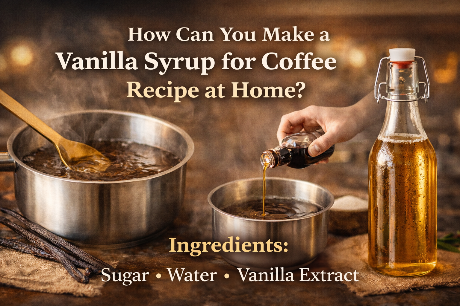 How Can You Make a Vanilla Syrup for Coffee Recipe at Home