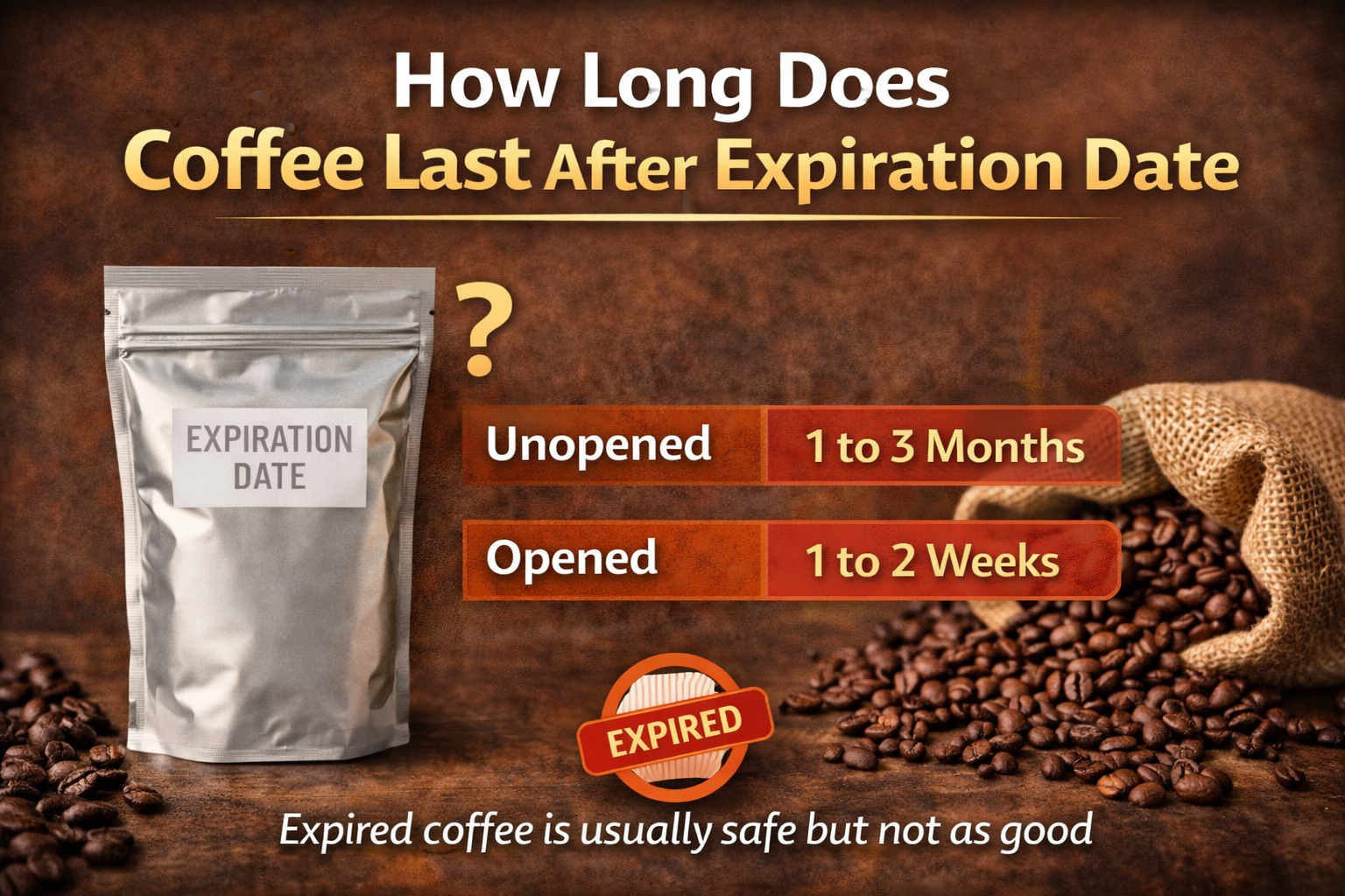 How Long Does Coffee Last After Expiration Date