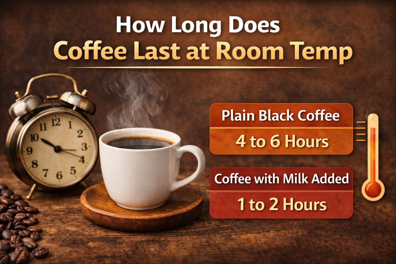 How Long Does Coffee Last at Room Temp