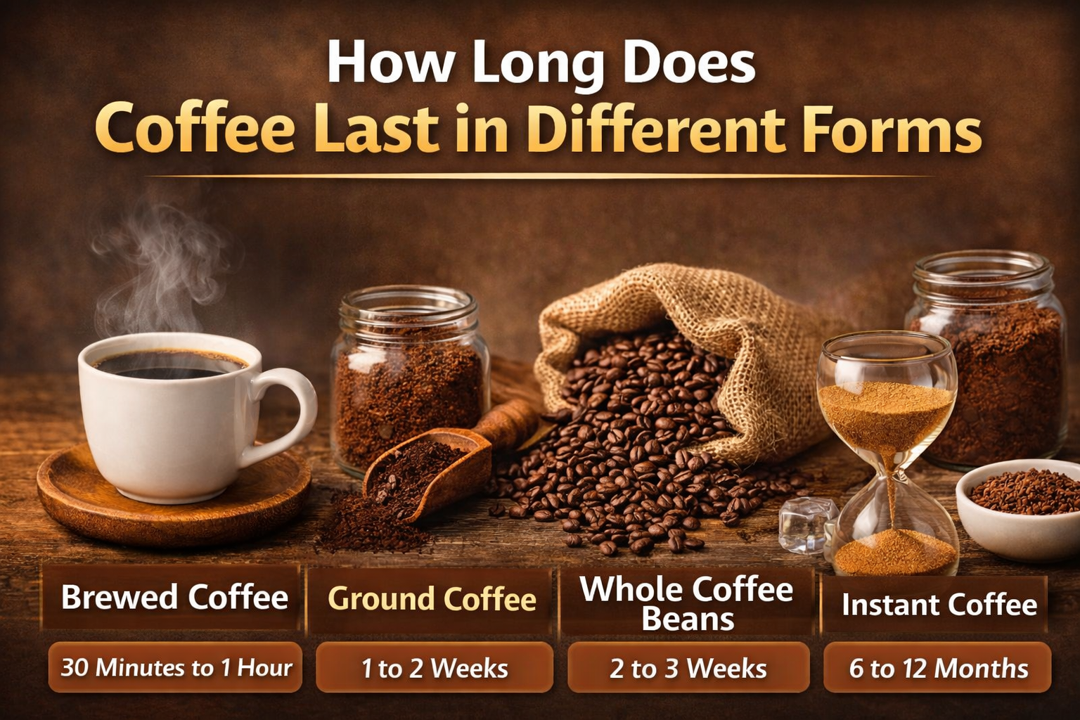How Long Does Coffee Last in Different Forms