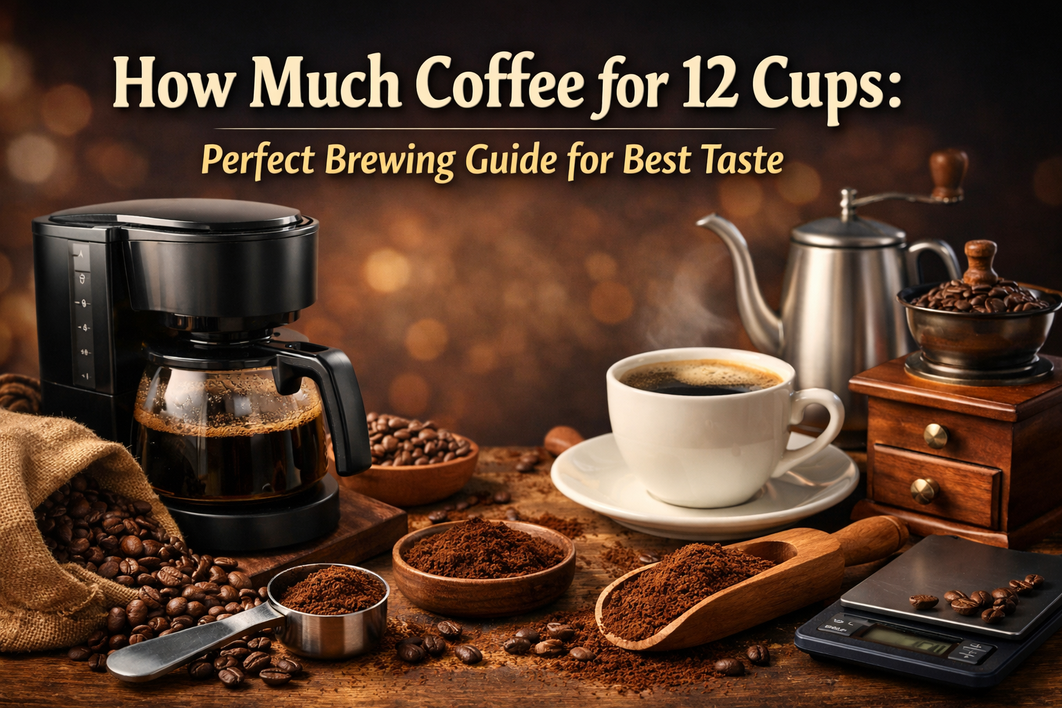 How Much Coffee for 12 Cups