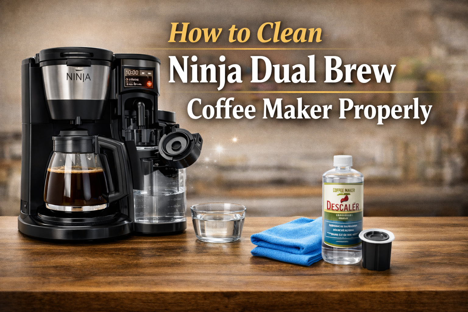 How to Clean Ninja Dual Brew Coffee Maker Properly