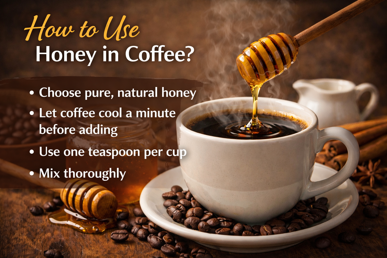 How to Use Honey in Coffee