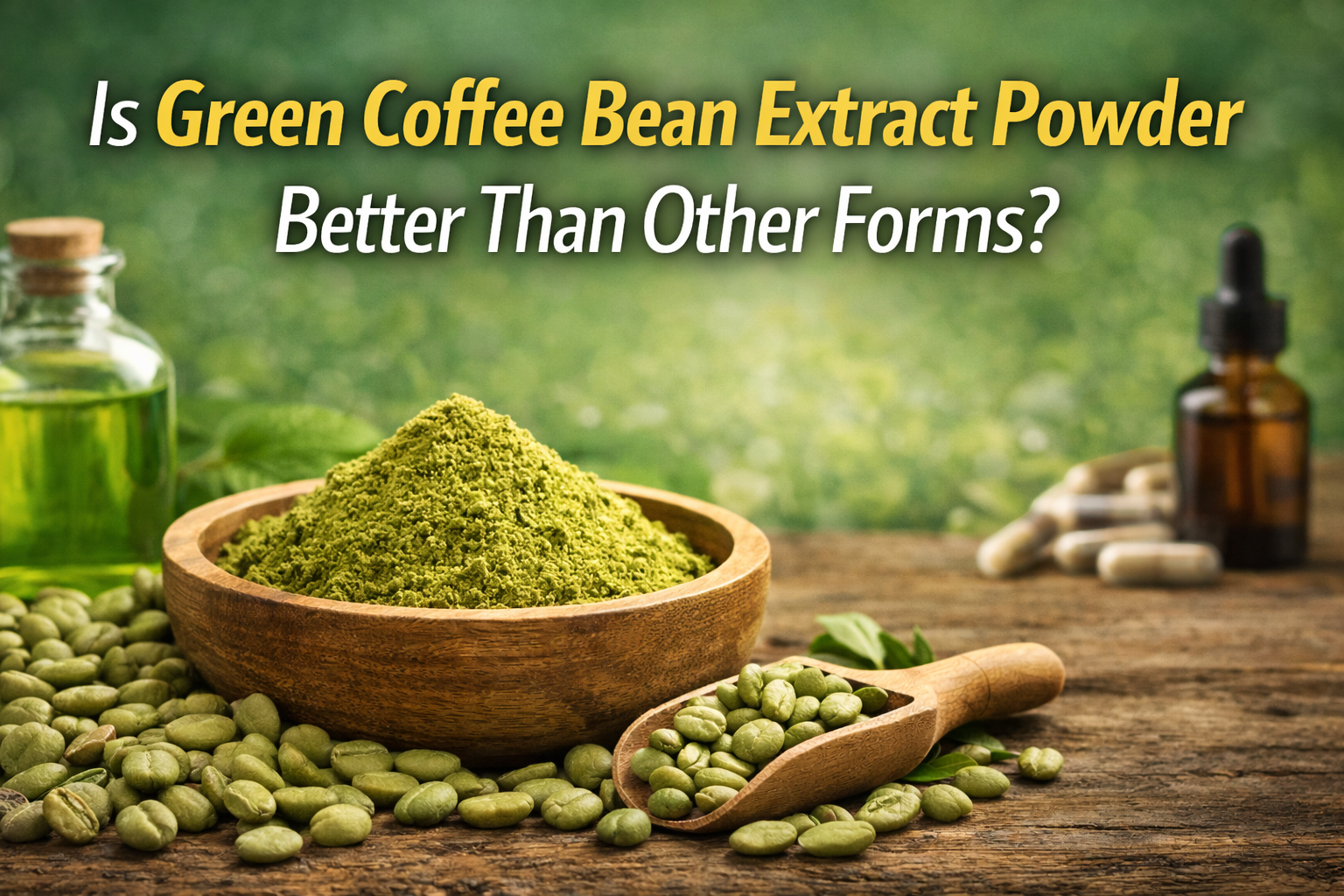 Is Green Coffee Bean Extract Powder Better Than Other Forms