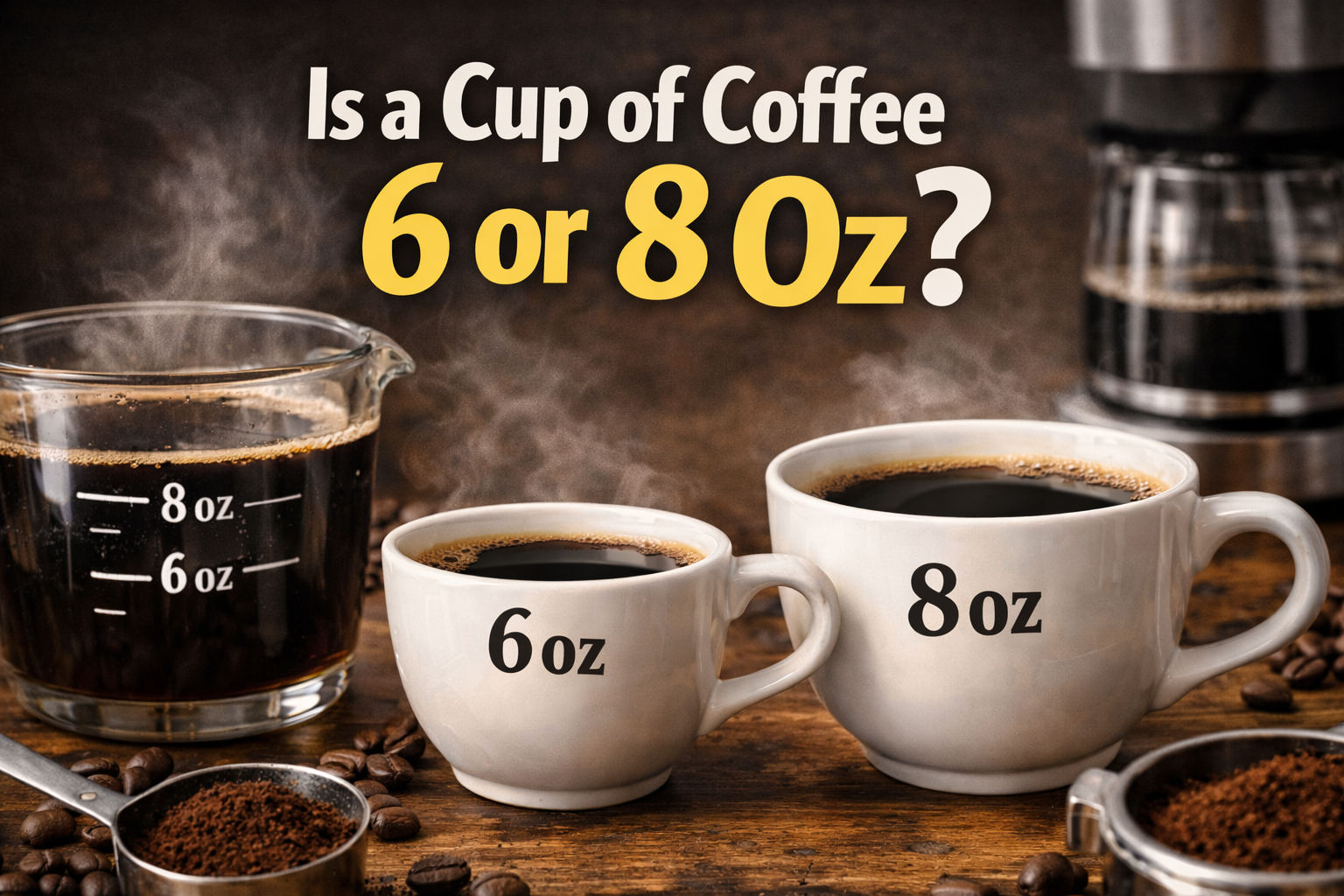 Is a Cup of Coffee 6 or 8 Oz
