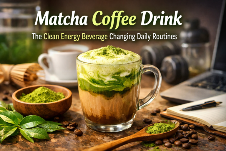 Matcha Coffee Drink