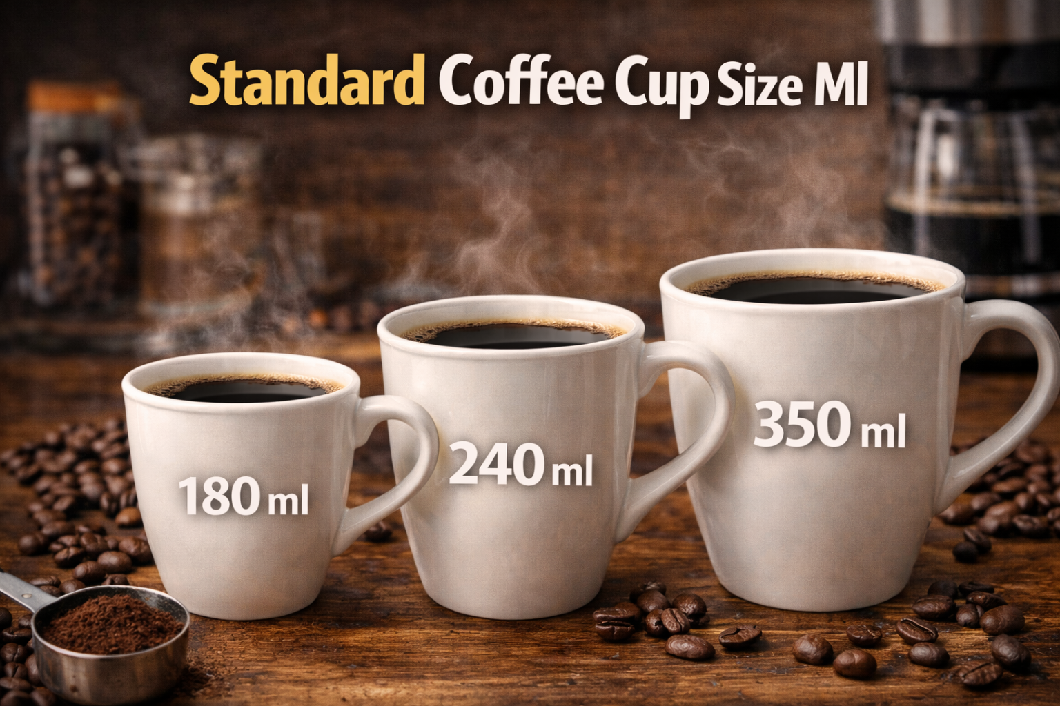 Standard Coffee Cup Size Ml