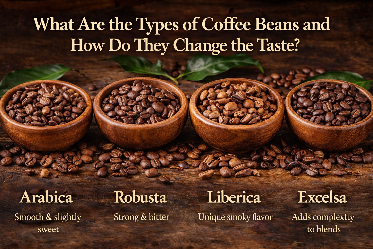 What Are the Types of Coffee Beans and How Do They Change the Taste