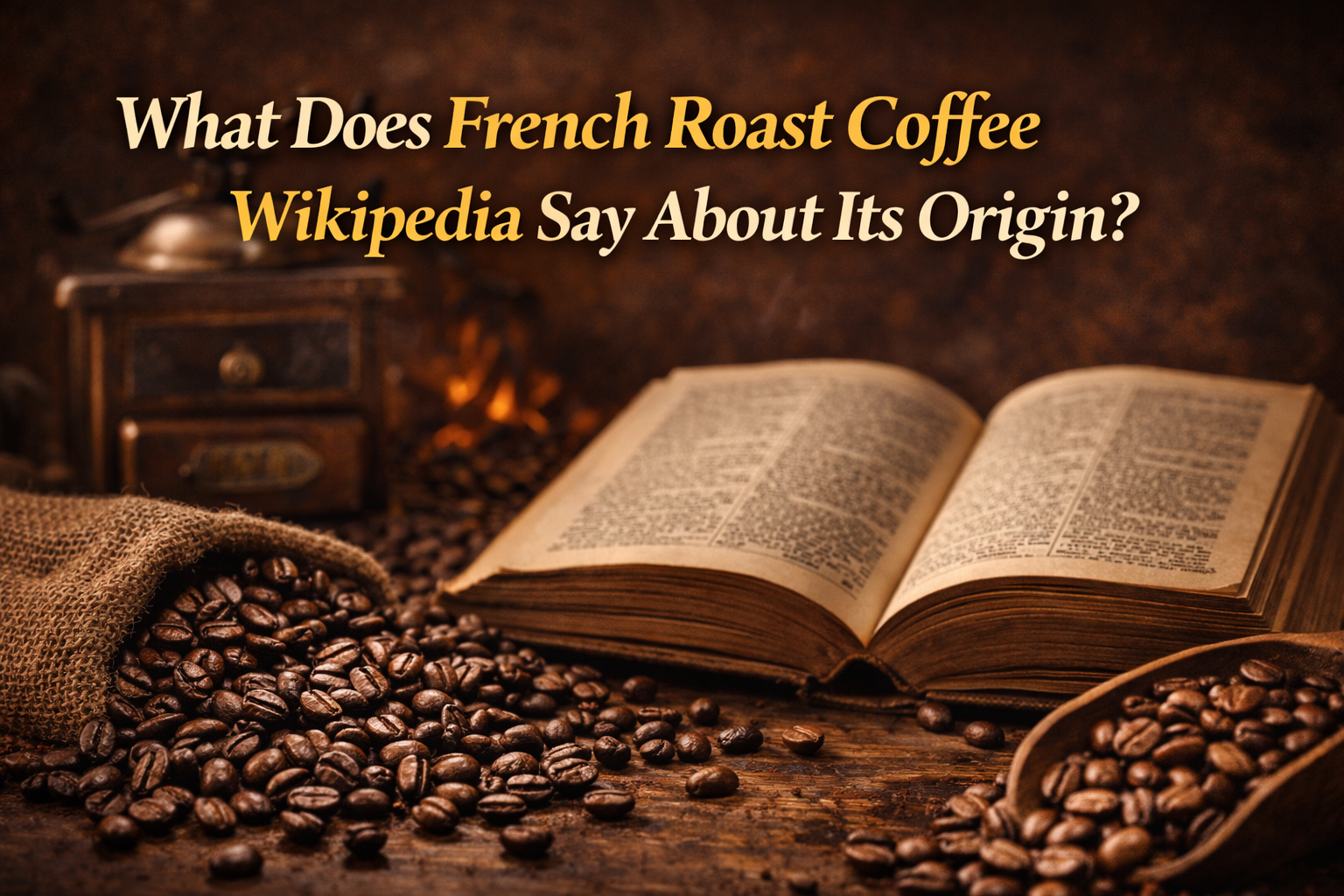 What Does French Roast Coffee Wikipedia Say About Its Origin