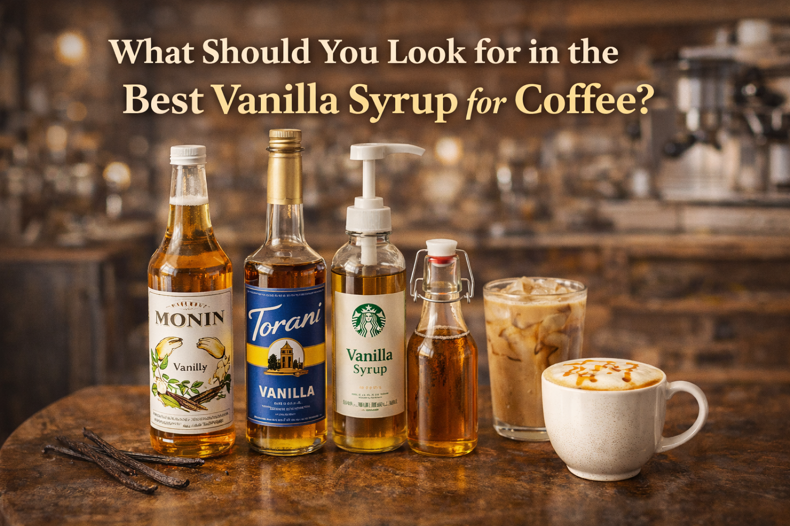 What Should You Look for in the Best Vanilla Syrup for Coffee