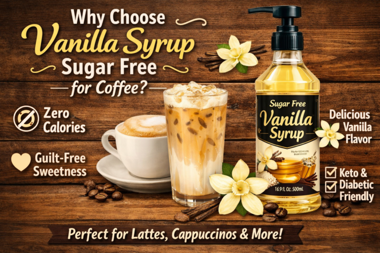 Vanilla Syrup Sugar Free for Coffee