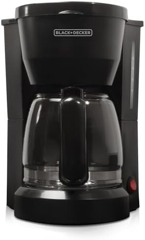 Black+Decker 5‑Cup Coffee Maker [Compact and budget-friendly 5-cup option]