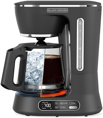 BLACK+DECKER 12-Cup Programmable Coffeemaker [Best budget drip coffee maker with easy controls]