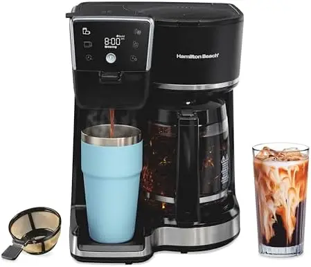 Hamilton Beach 12 Cup And Single Serve Drip Coffee Maker