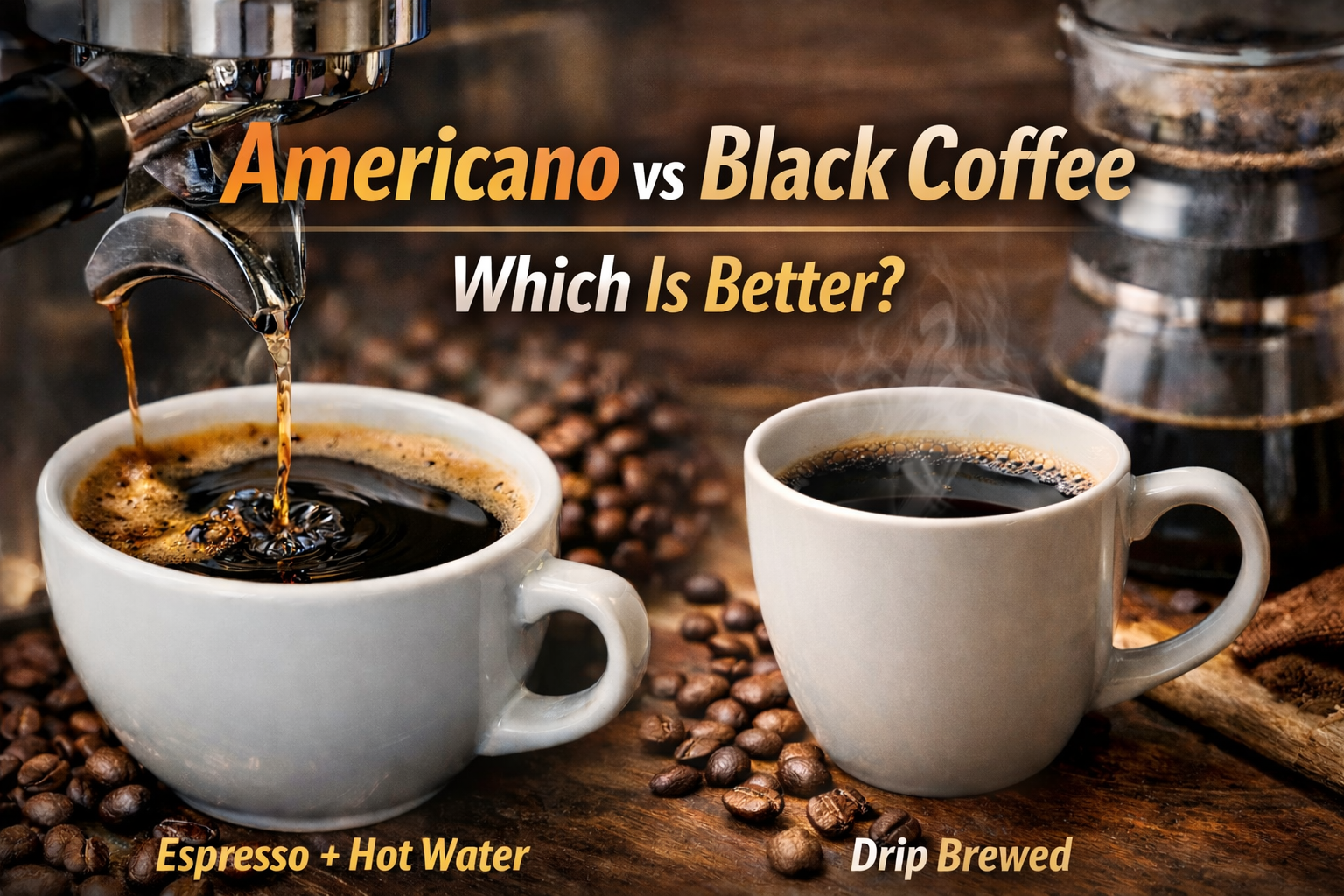 Americano vs Black Coffee Which Is Better