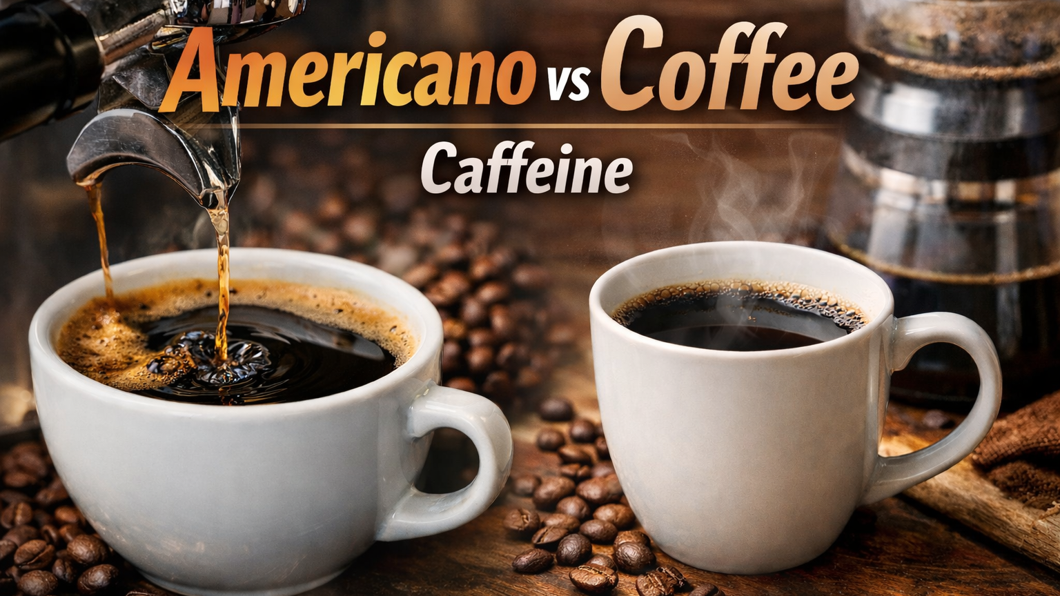 Americano vs Coffee Caffeine