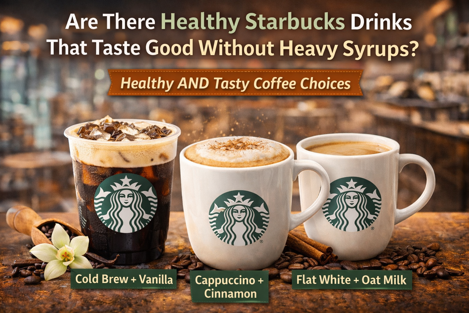 Are There Healthy Starbucks Drinks That Taste Good Without Heavy Syrups