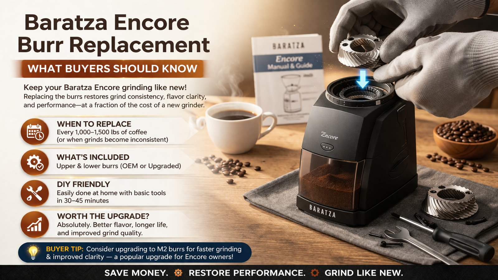 Baratza Encore Burr Replacement What Buyers Should Know