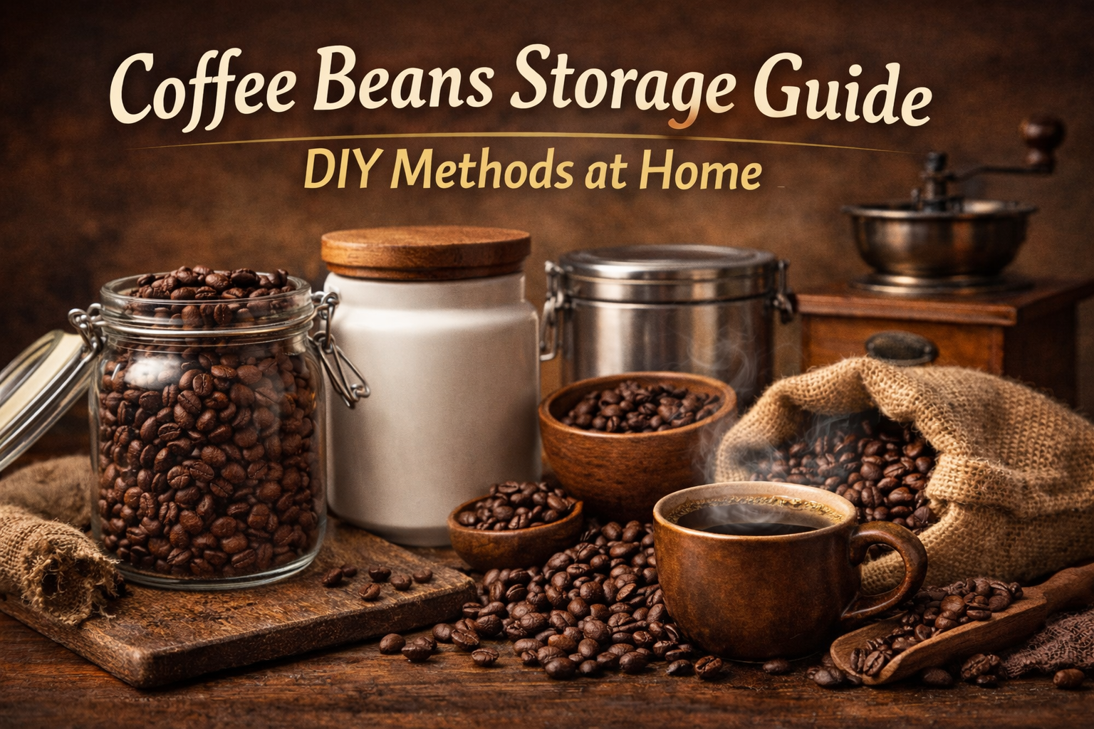 Coffee Beans Storage Guide DIY Methods at Home