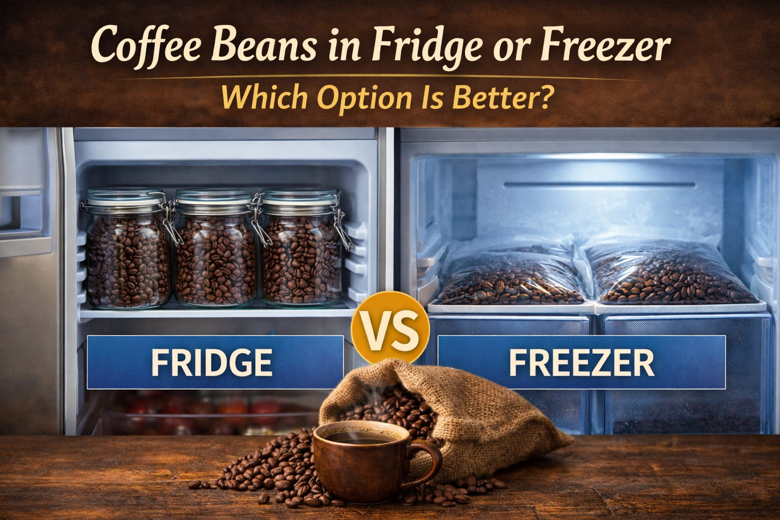 Coffee Beans in Fridge or Freezer Which Option Is Better