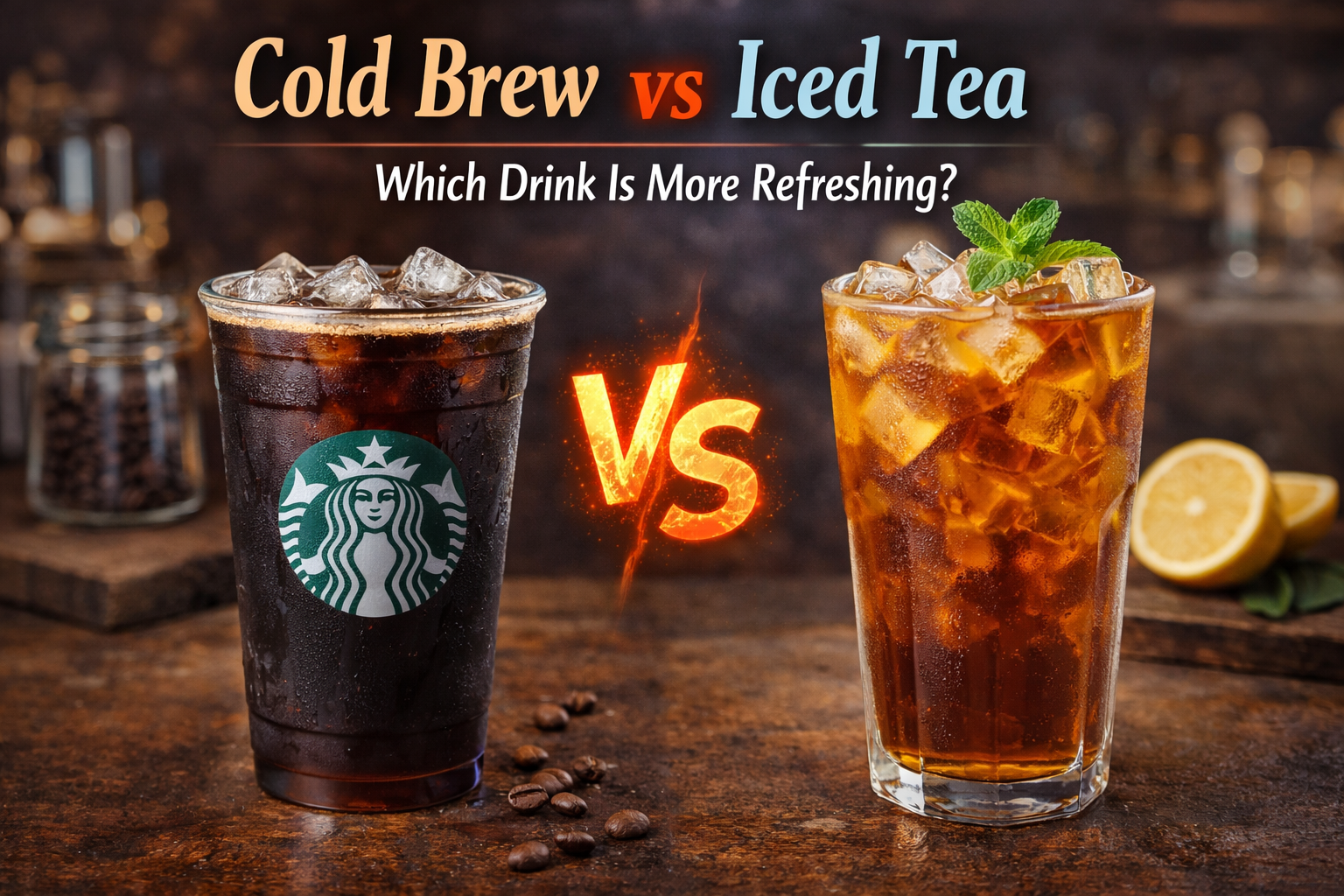 Cold Brew vs Iced Tea Which Drink Is More Refreshing