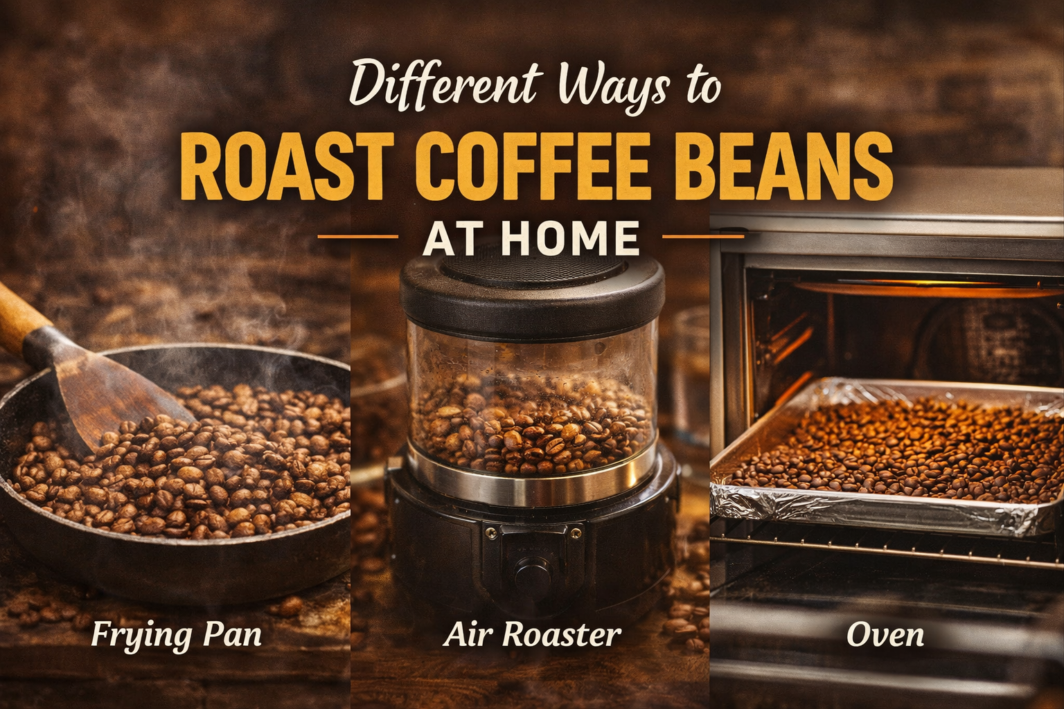 Different Ways to Roast Coffee Beans at Home
