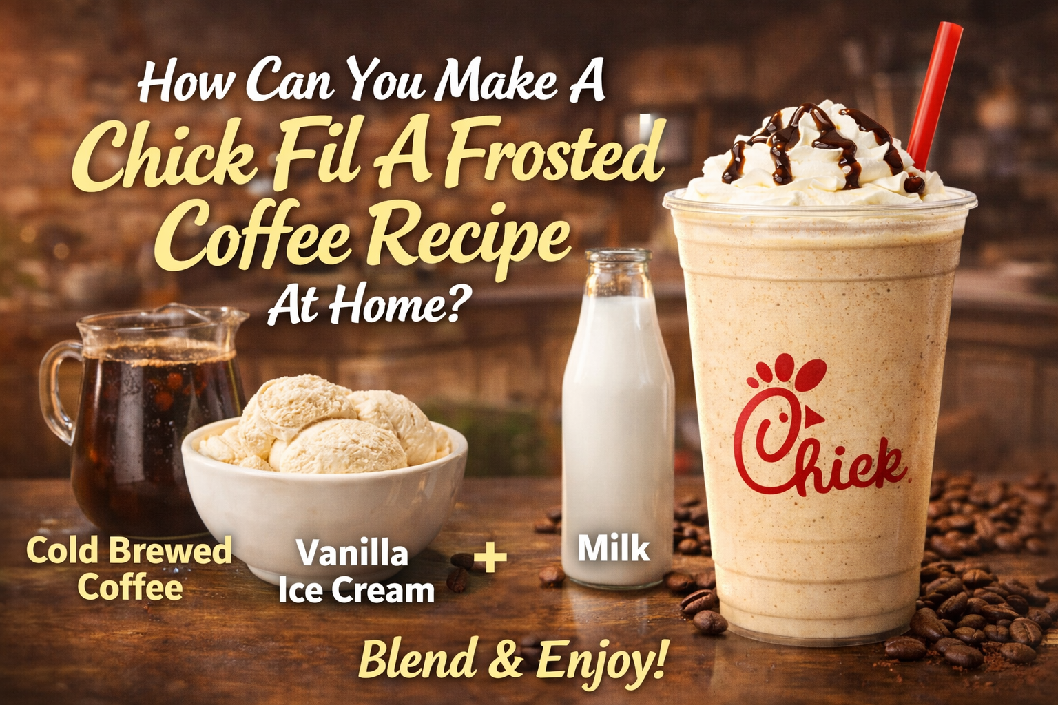 How Can You Make A Chick Fil A Frosted Coffee Recipe At Home