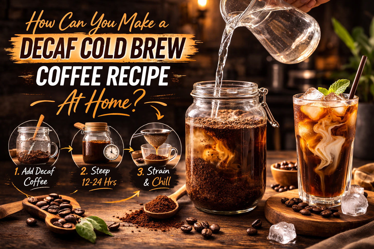 How Can You Make a Decaf Cold Brew Coffee Recipe At Home