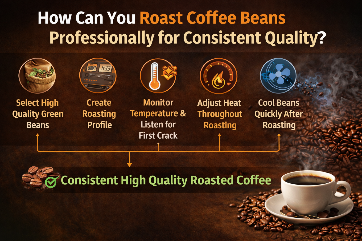 How Can You Roast Coffee Beans Professionally for Consistent Quality