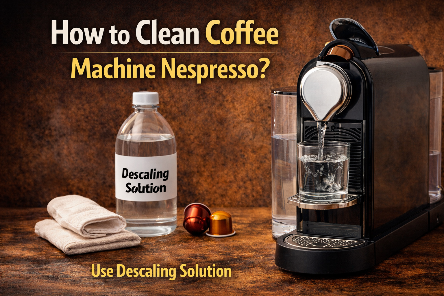 How to Clean Coffee Machine Nespresso