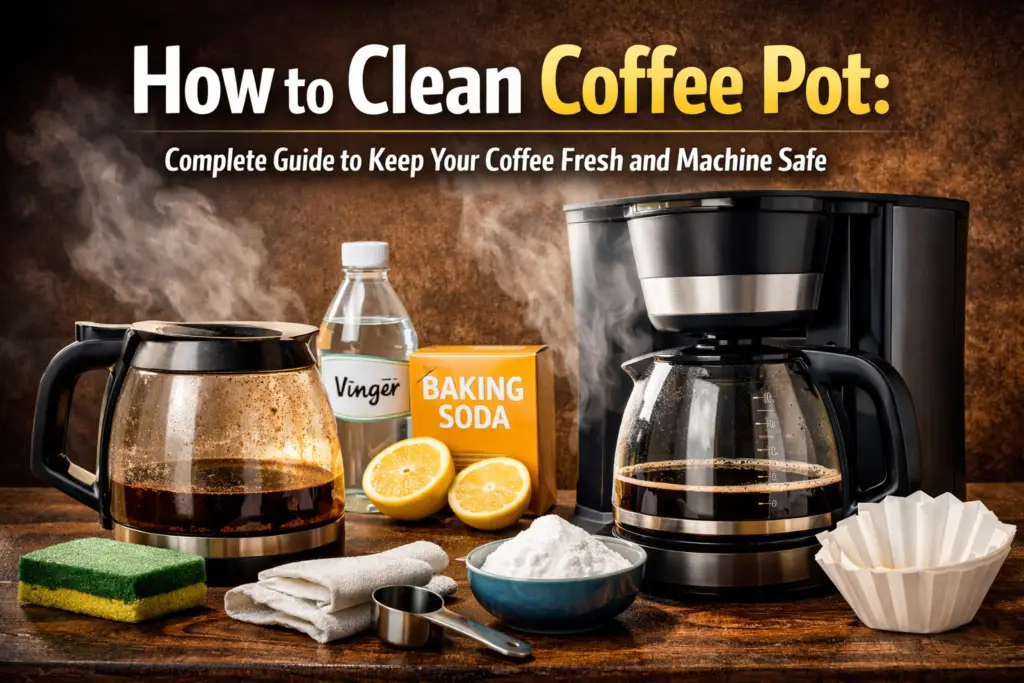How to Clean Coffee Pot: Complete Guide to Keep Your Coffee Fresh and Machine Safe