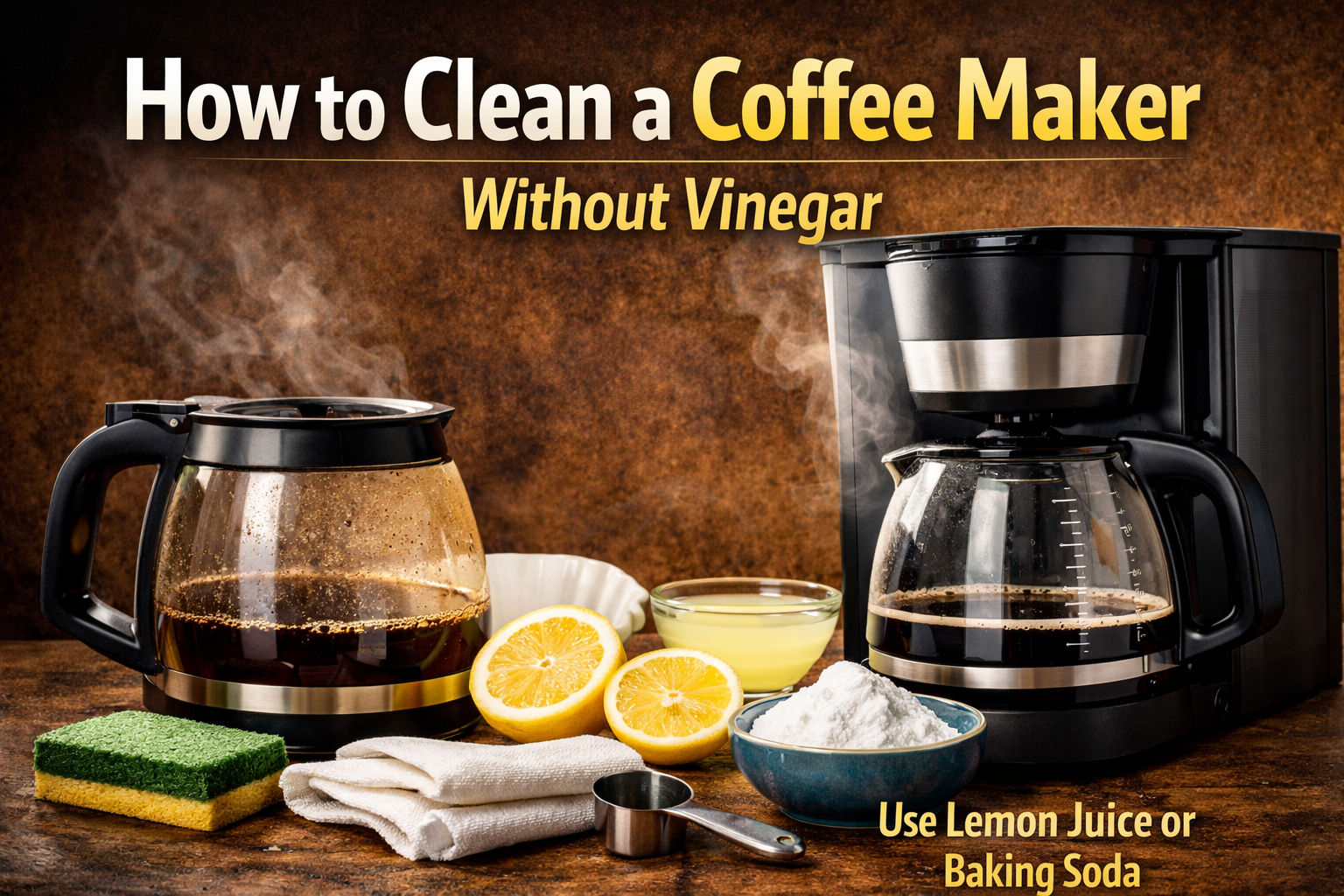 How to Clean a Coffee Maker Without Vinegar