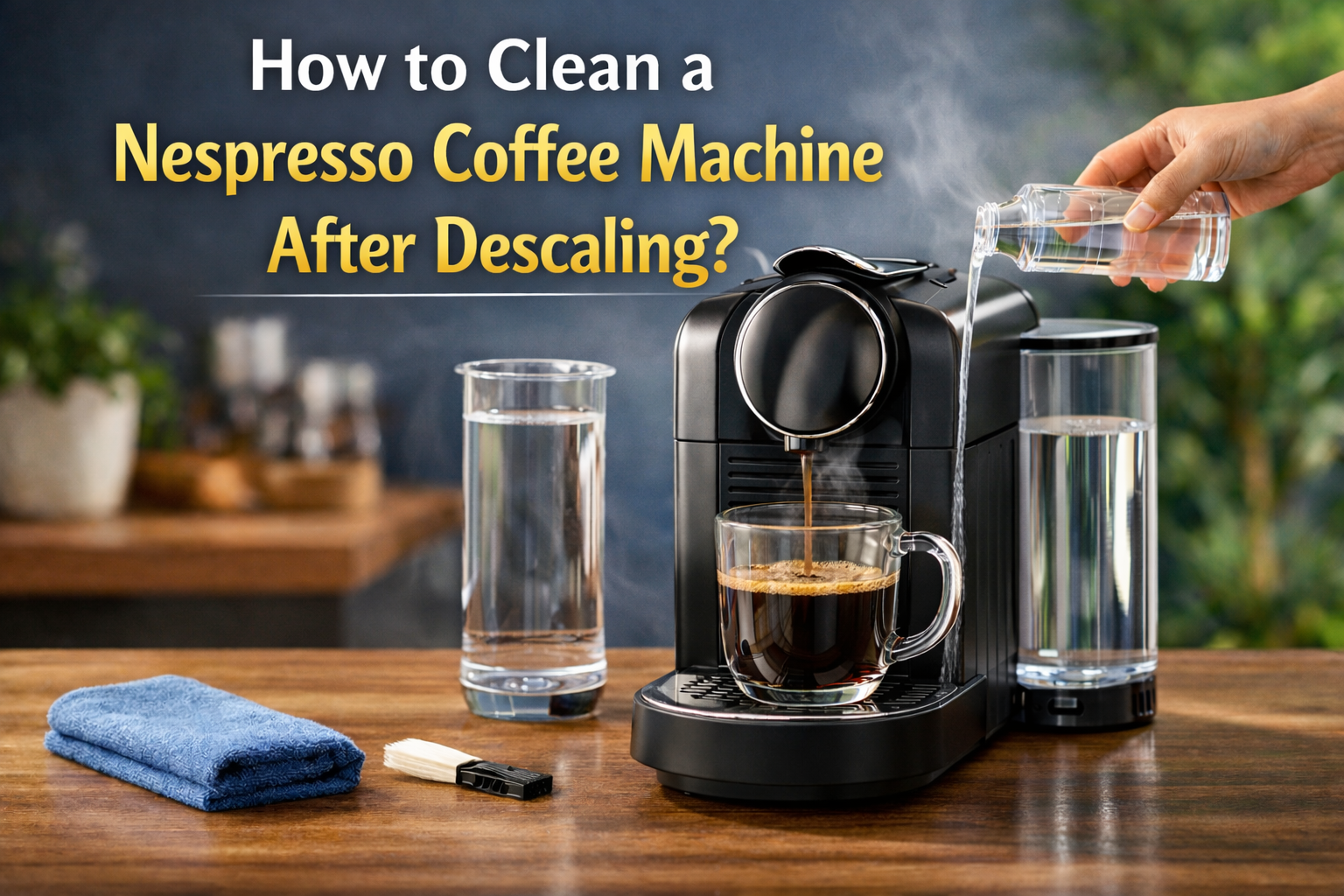 How to Clean a Nespresso Coffee Machine After Descaling