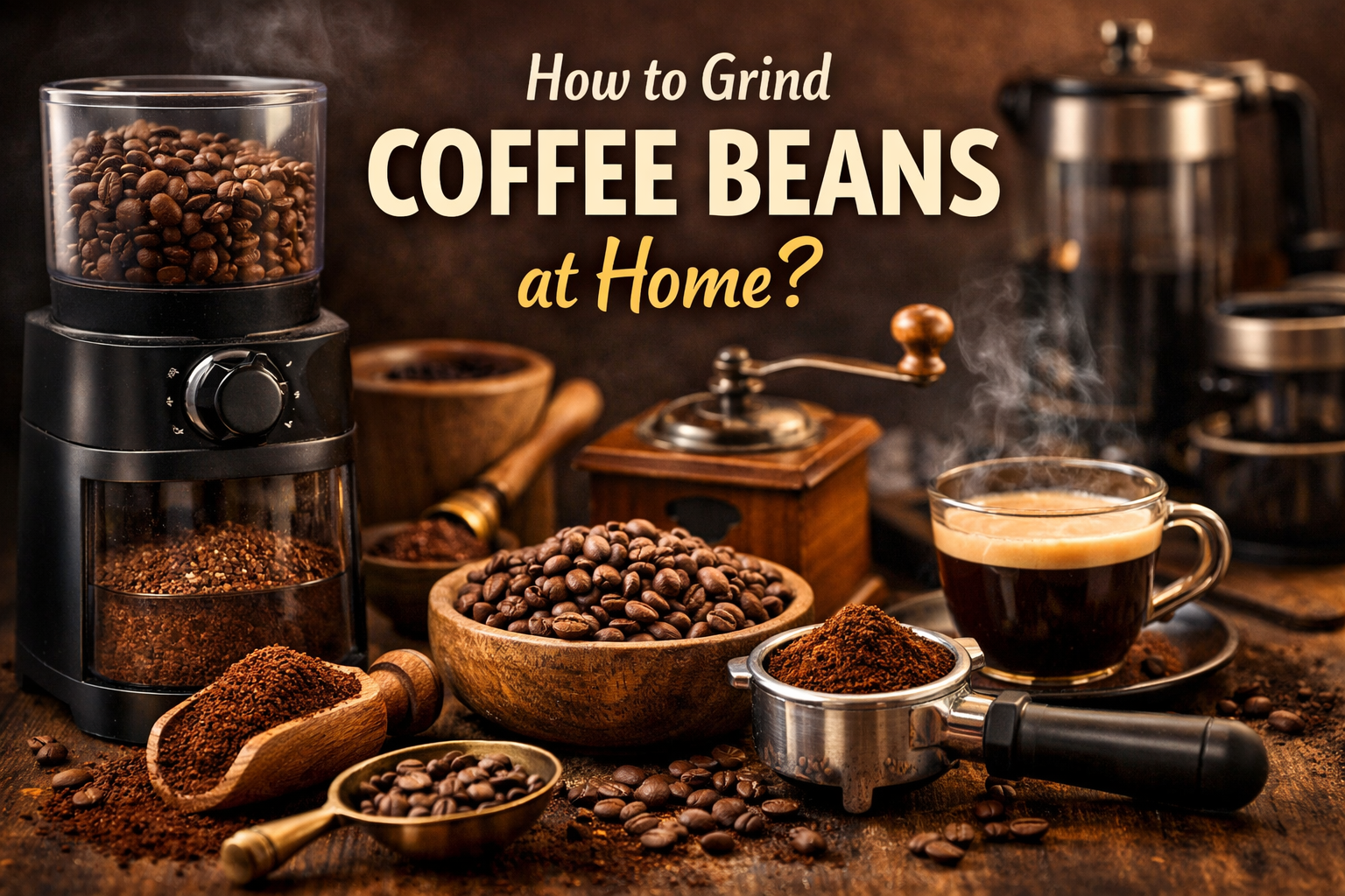 How to Grind Coffee Beans at Home