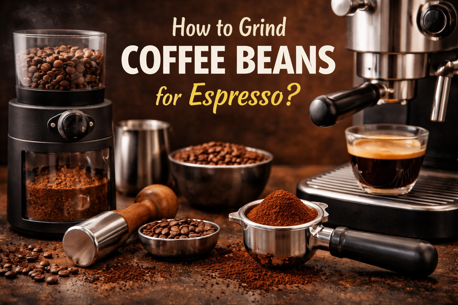 How to Grind Coffee Beans for Espresso