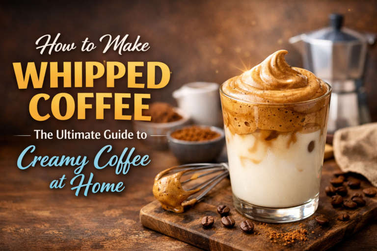 How to Make Whipped Coffee
