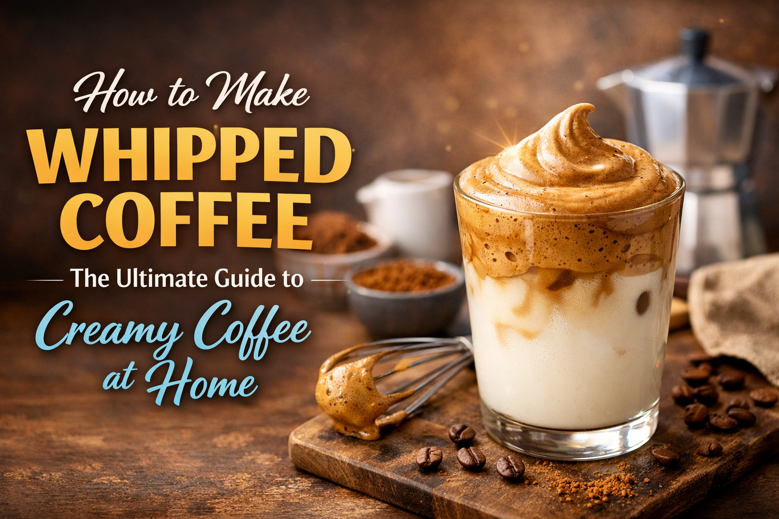 How to Make Whipped Coffee