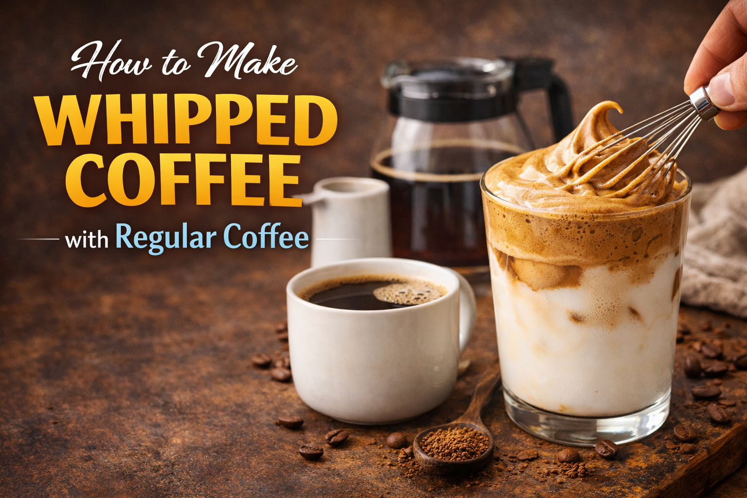 How to Make Whipped Coffee with Regular Coffee