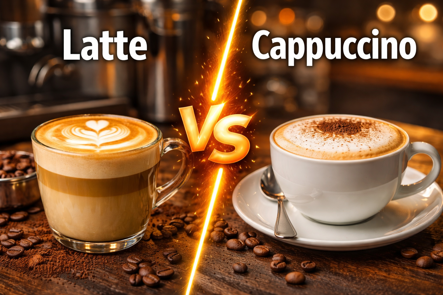 Latte vs Cappuccino