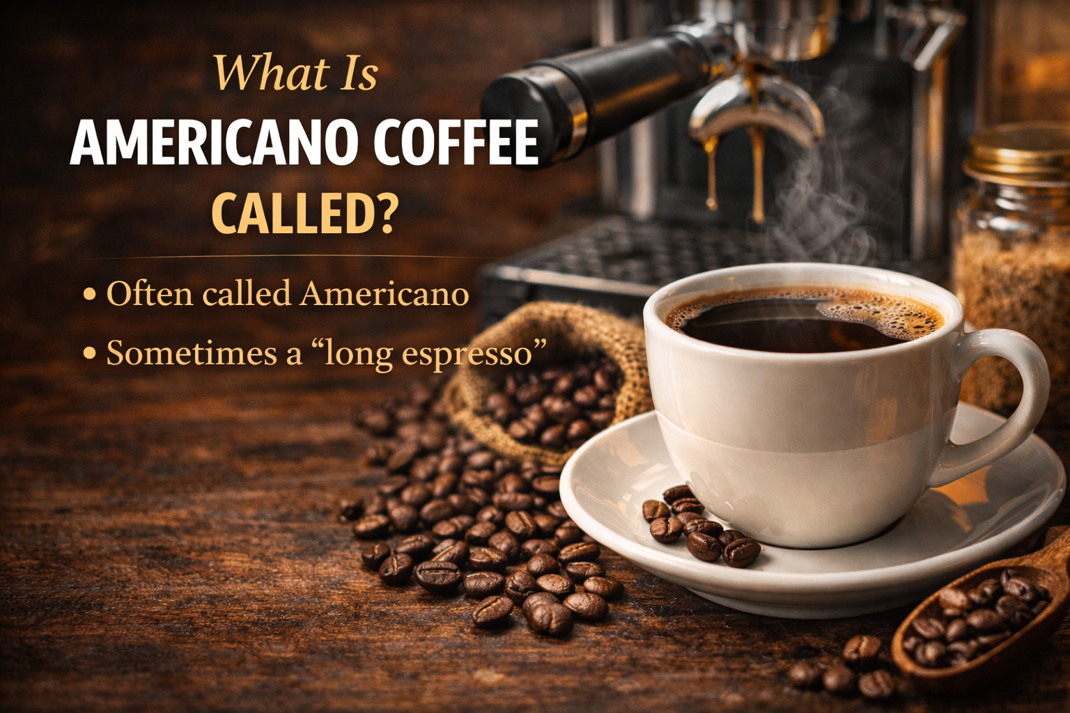 What Is Americano Coffee Called