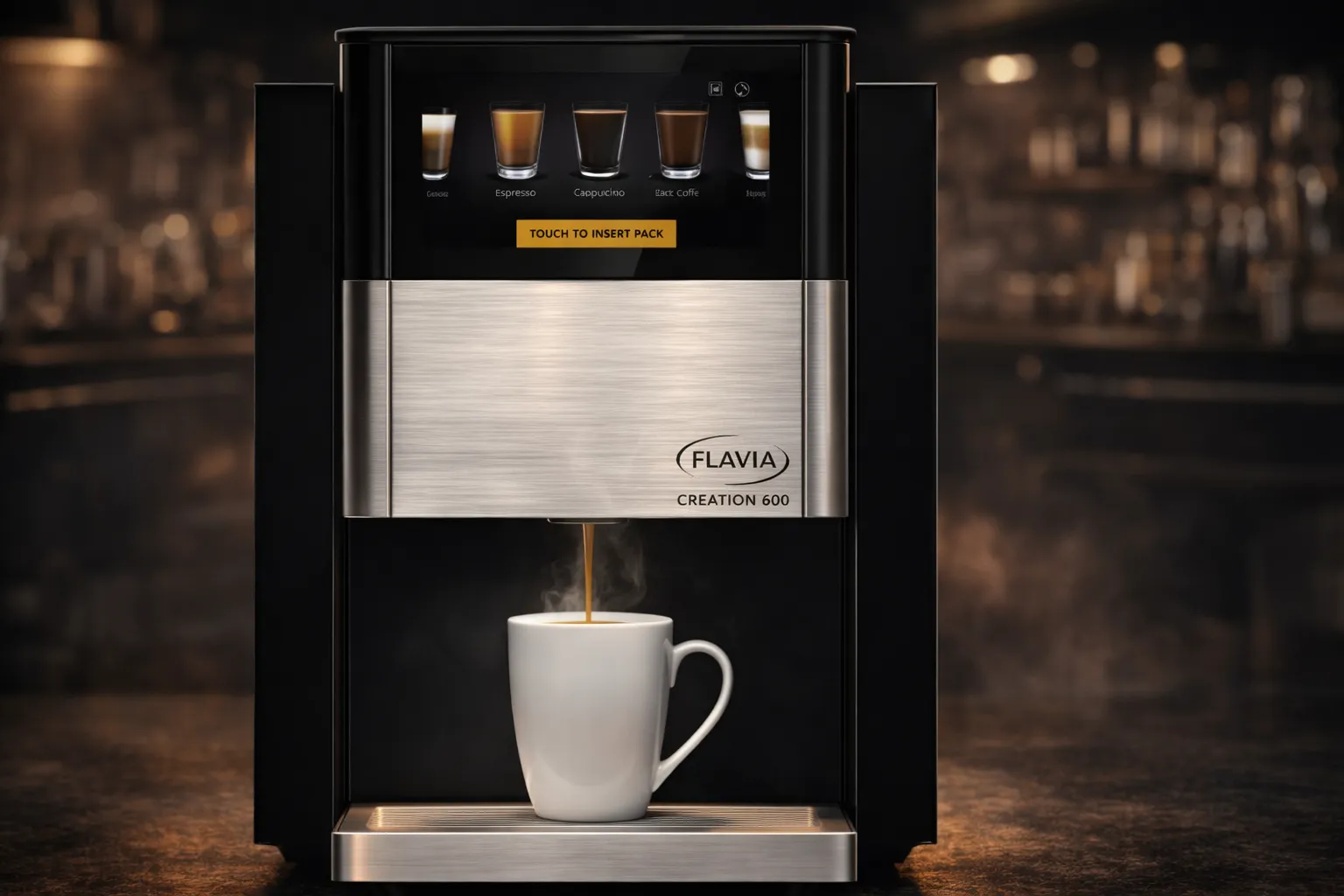 Flavia Creation 600 Brewer, Makes Coffee, Lattes, Tea
